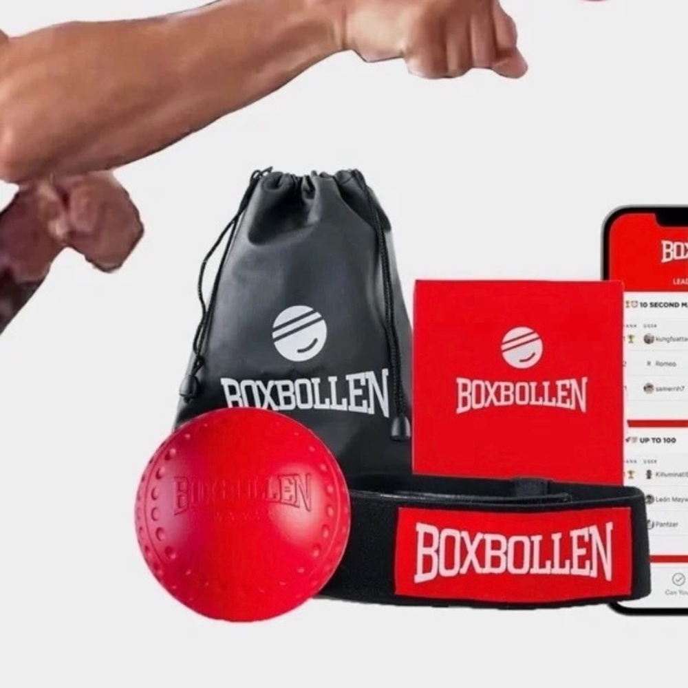 Boxbollen Fitness Game (for all ages) with App - open box
